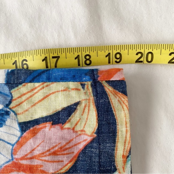 Tommy Bahama Tropical Floral Short Lined Linen Skirt size 4 - Picture 10 of 10